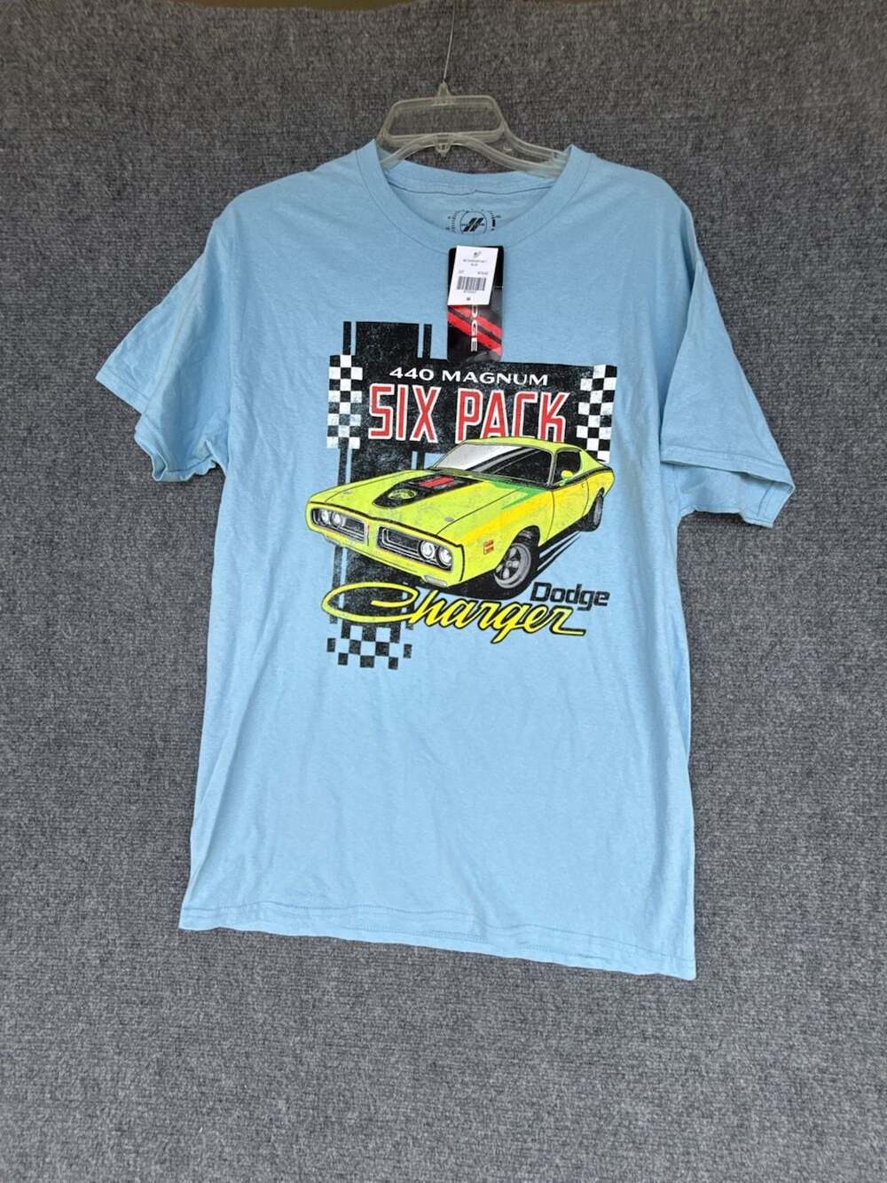 Dodge Charger 440 Magnum Six Pack Graphic T-Shirt Size M